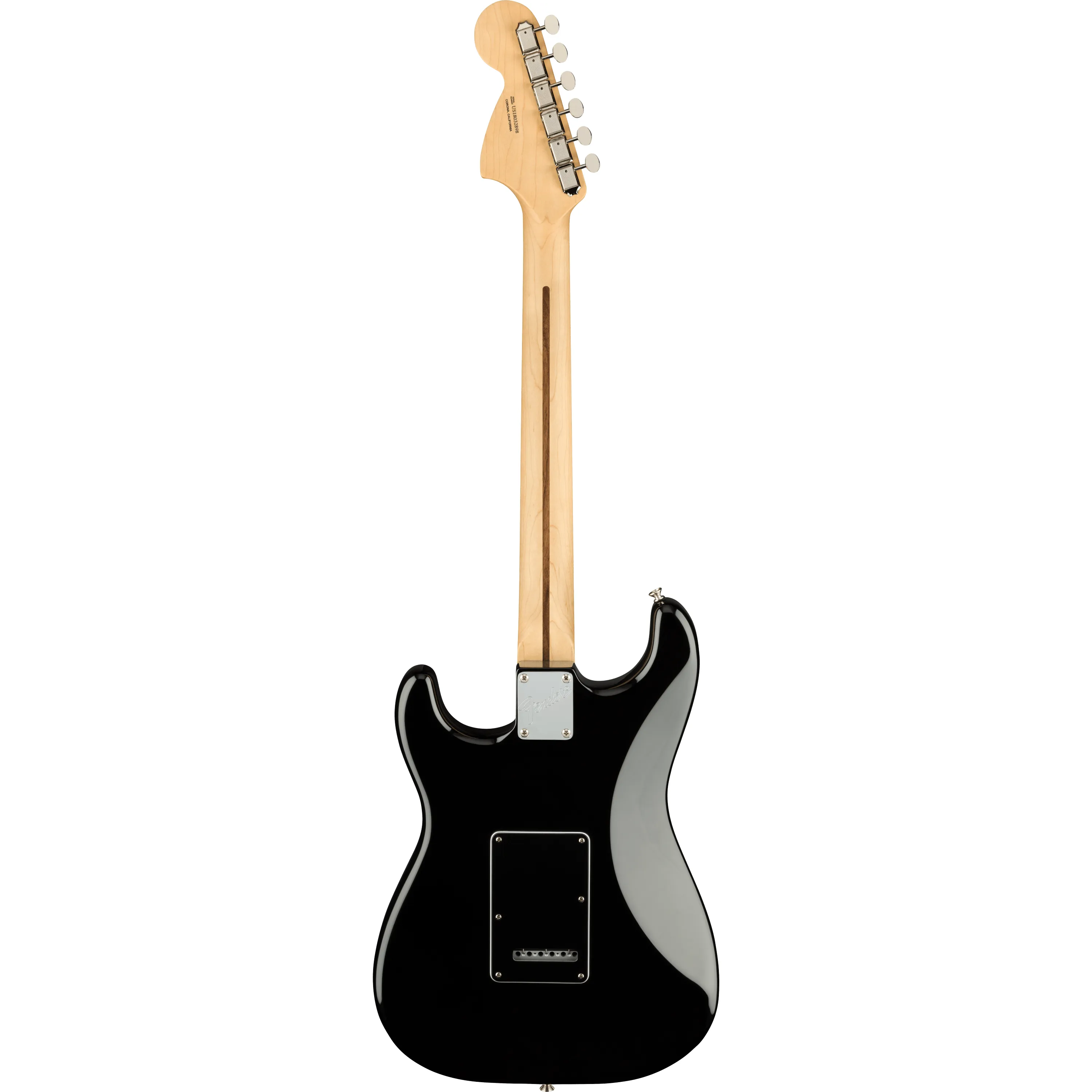 Fender American Performer Stratocaster HSS MN Black back view