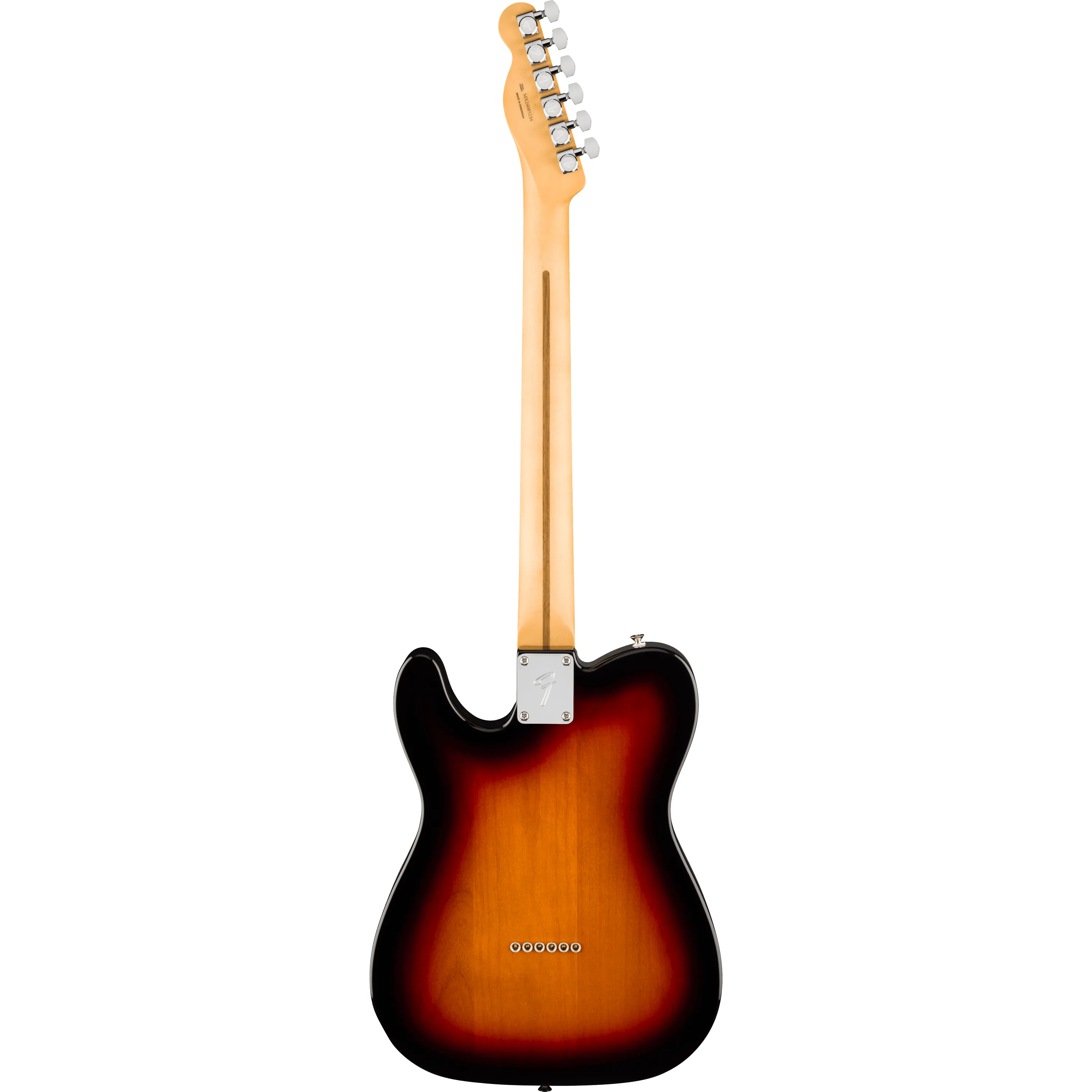 Fender Player II Modified Telecaster SH RW 3-Color Sunburst back view