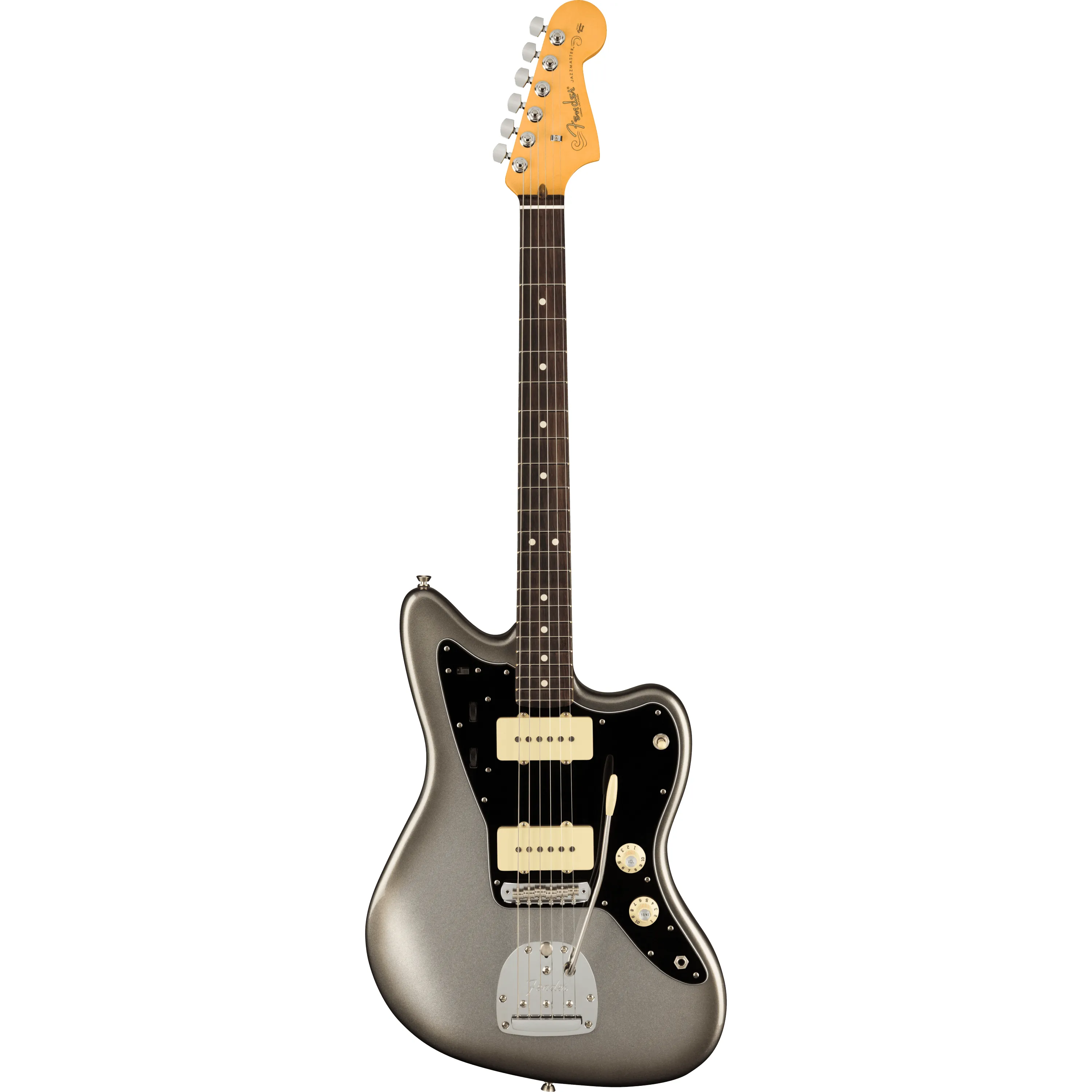 Fender American Professional II Jazzmaster RW Mercury front view