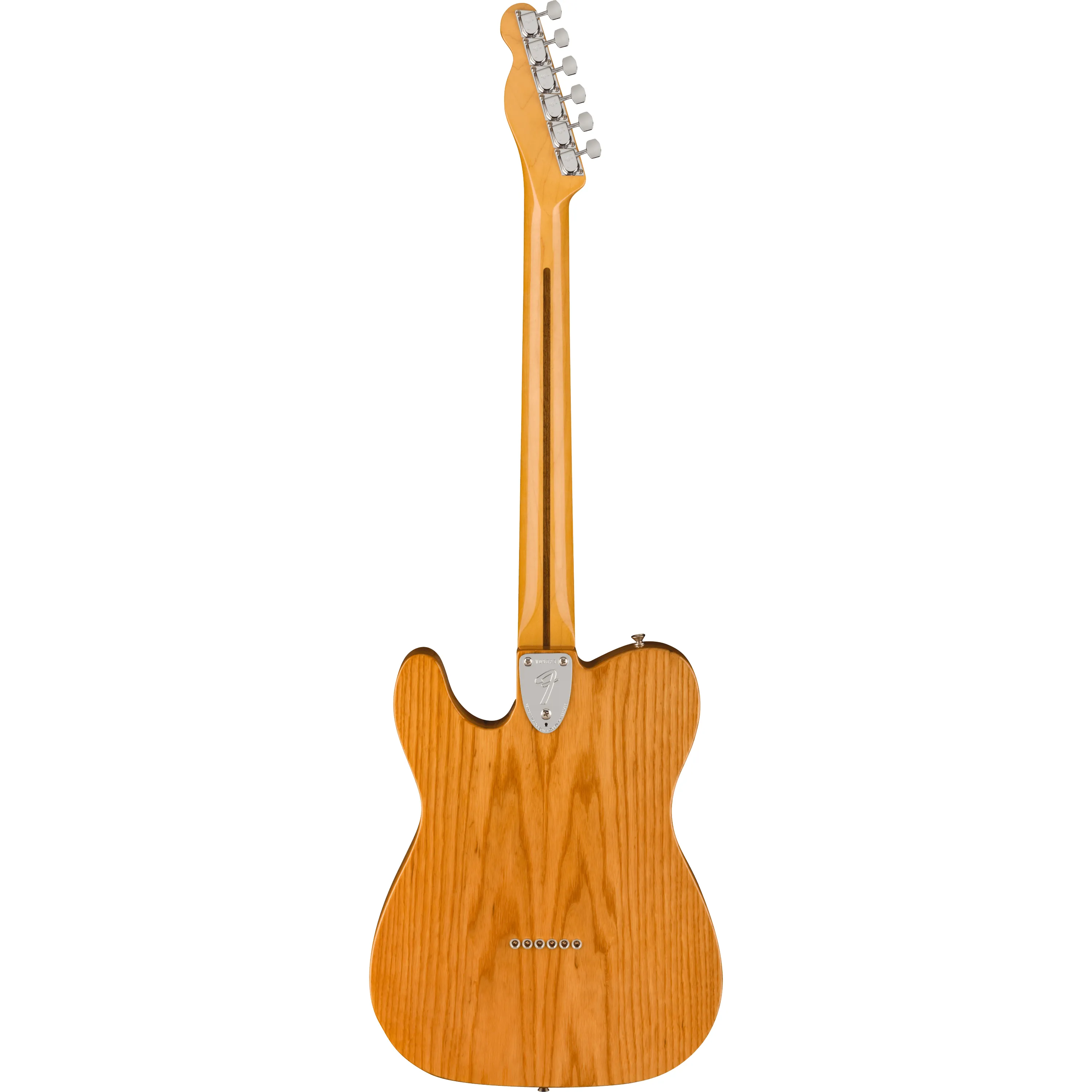 Fender American Vintage II 1972 Telecaster Thinline MN Aged Natural back view