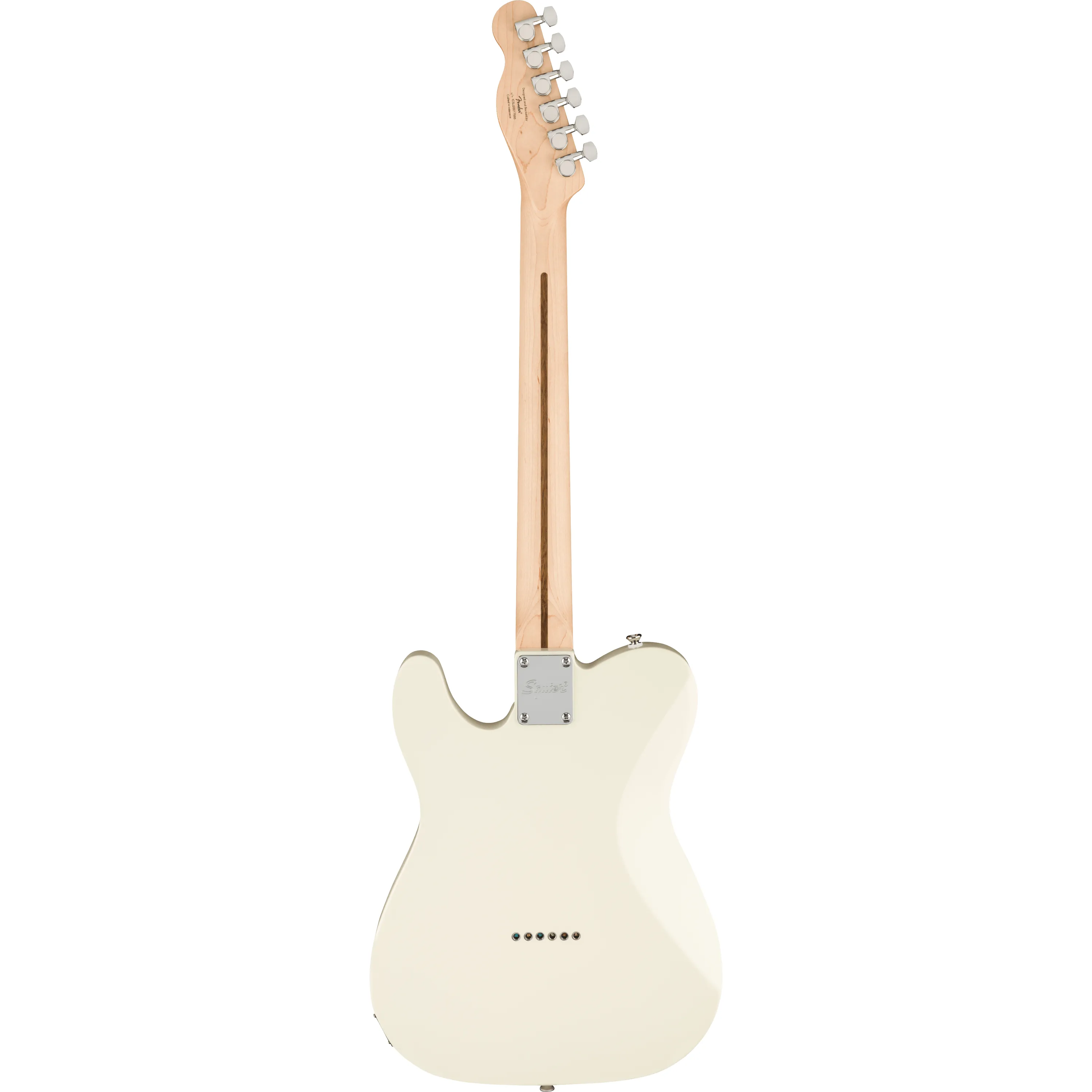 Squier Affinity Telecaster IL Olympic White back view