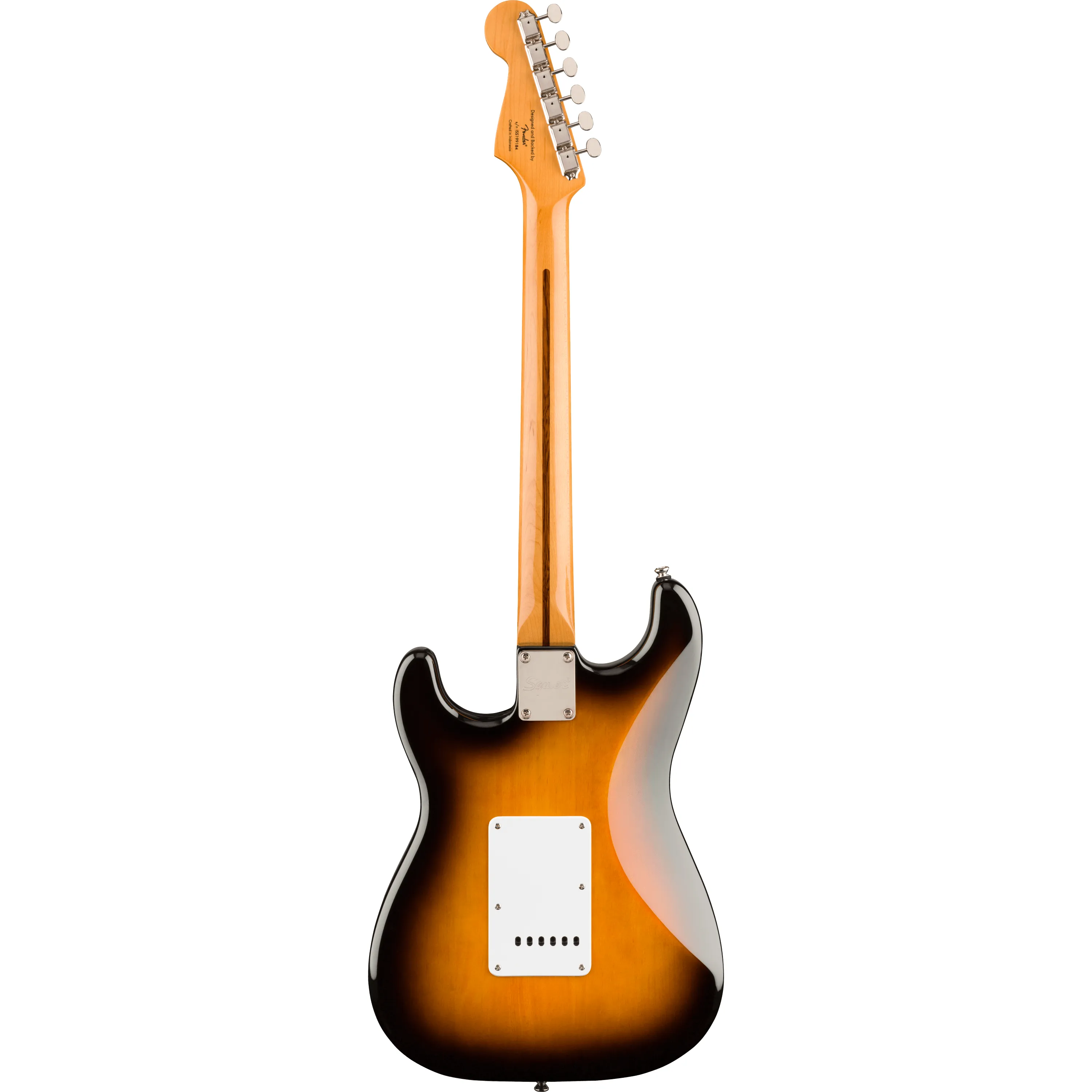 Squier Classic Vibe 50s Stratocaster MN 2-Color Sunburst back view