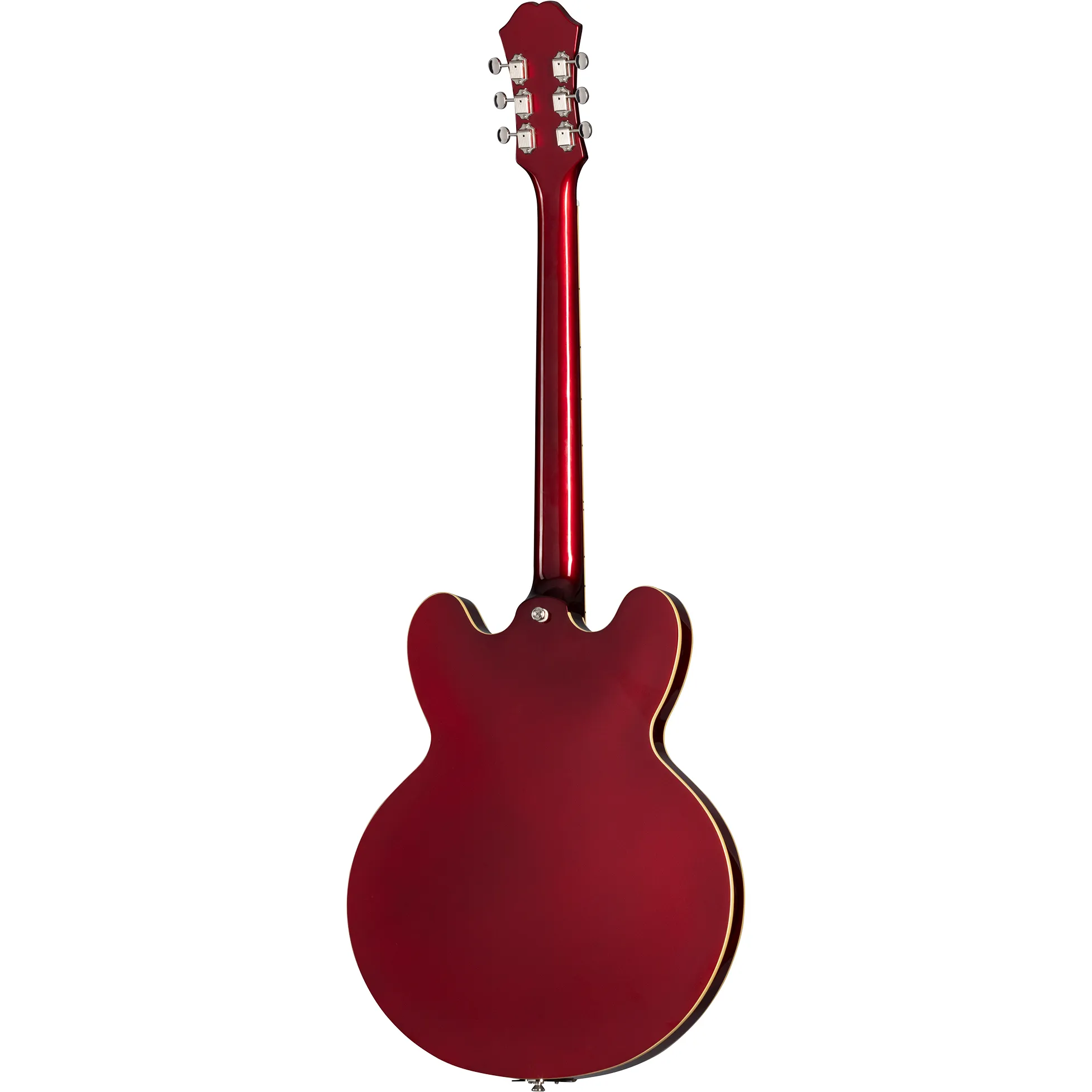 Epiphone Riviera Sparkling Burgundy back view