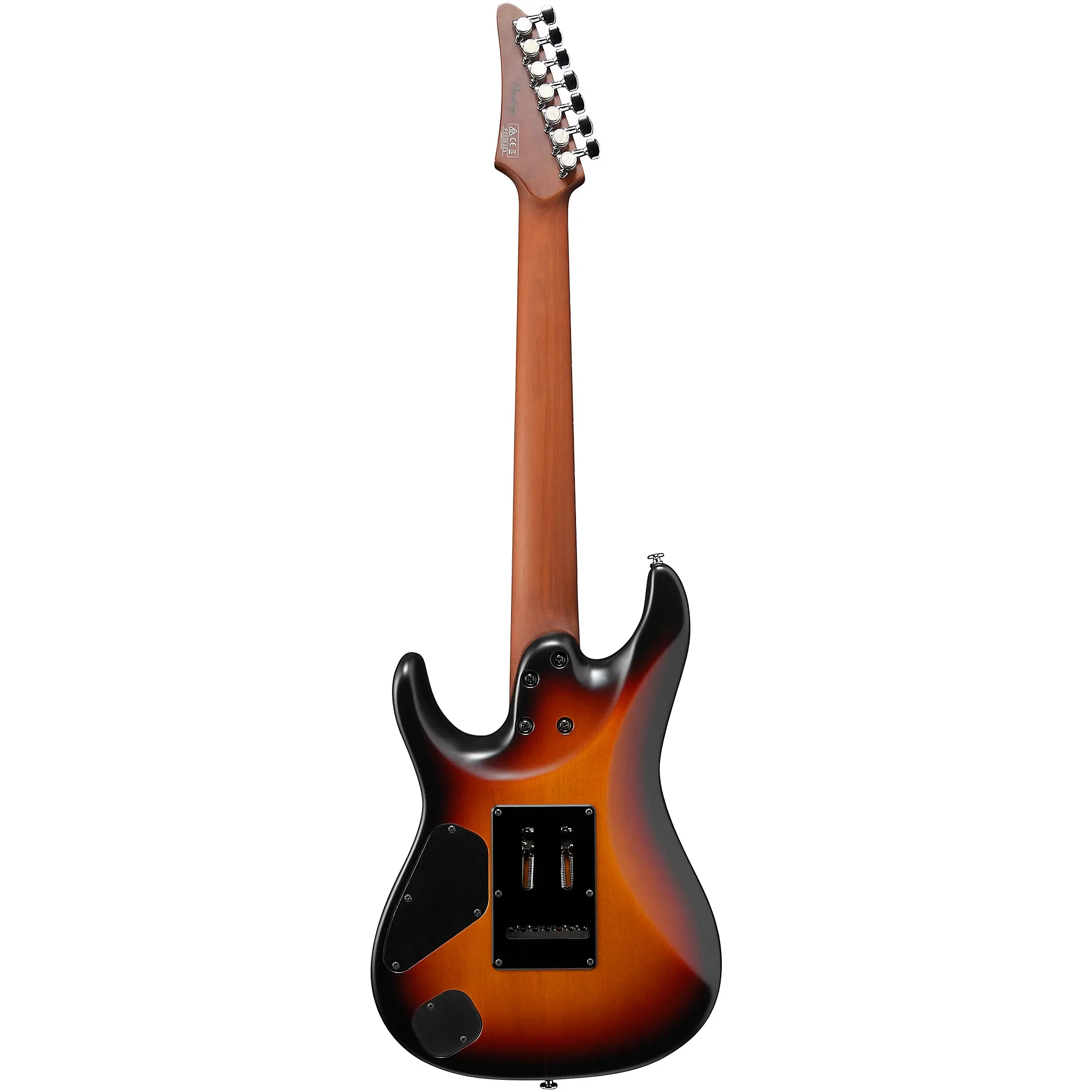 Ibanez AZ24027 Prestige Tri-fade Burst Flat back view