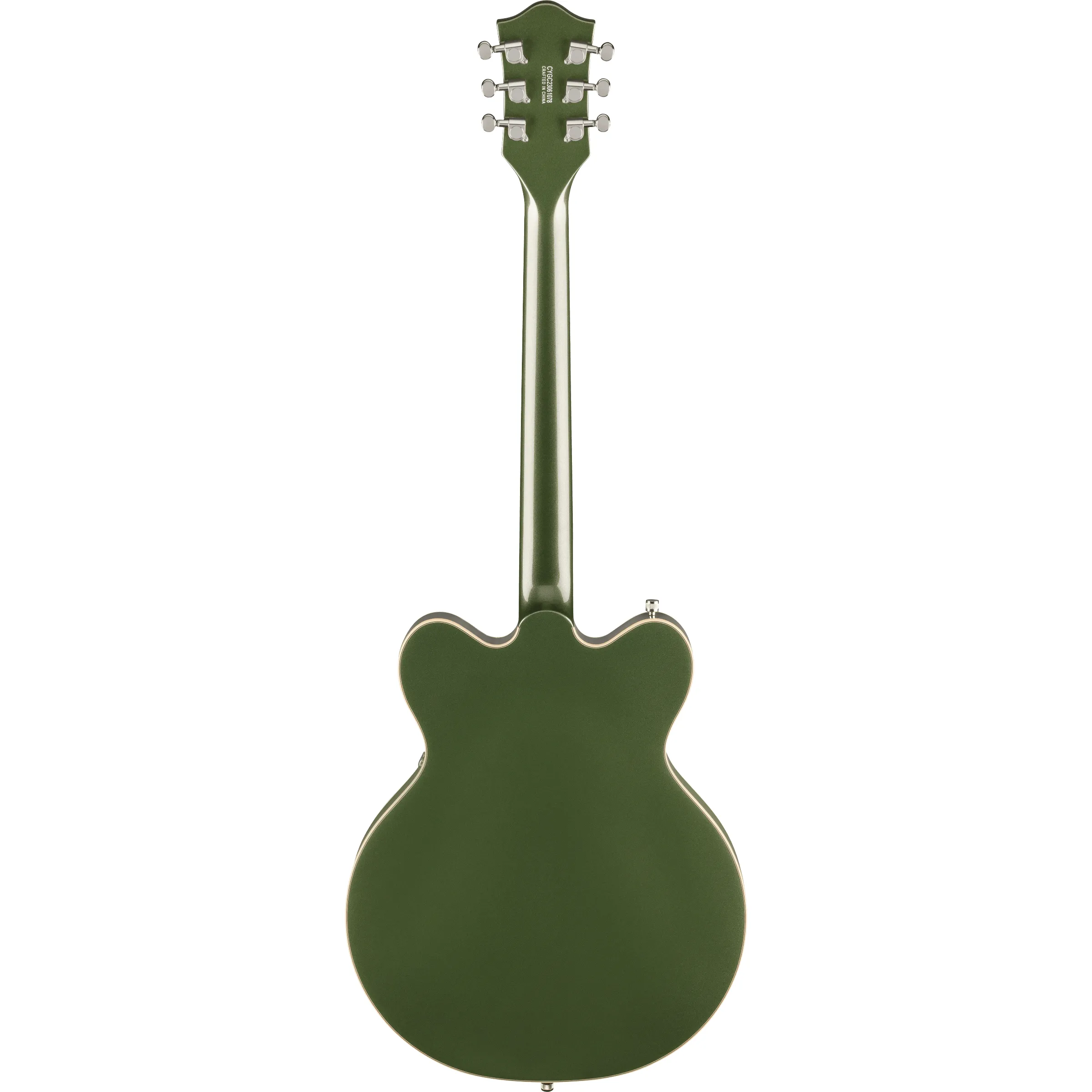 Gretsch G5622 Electromatic V-Stoptail Olive Metallic back view