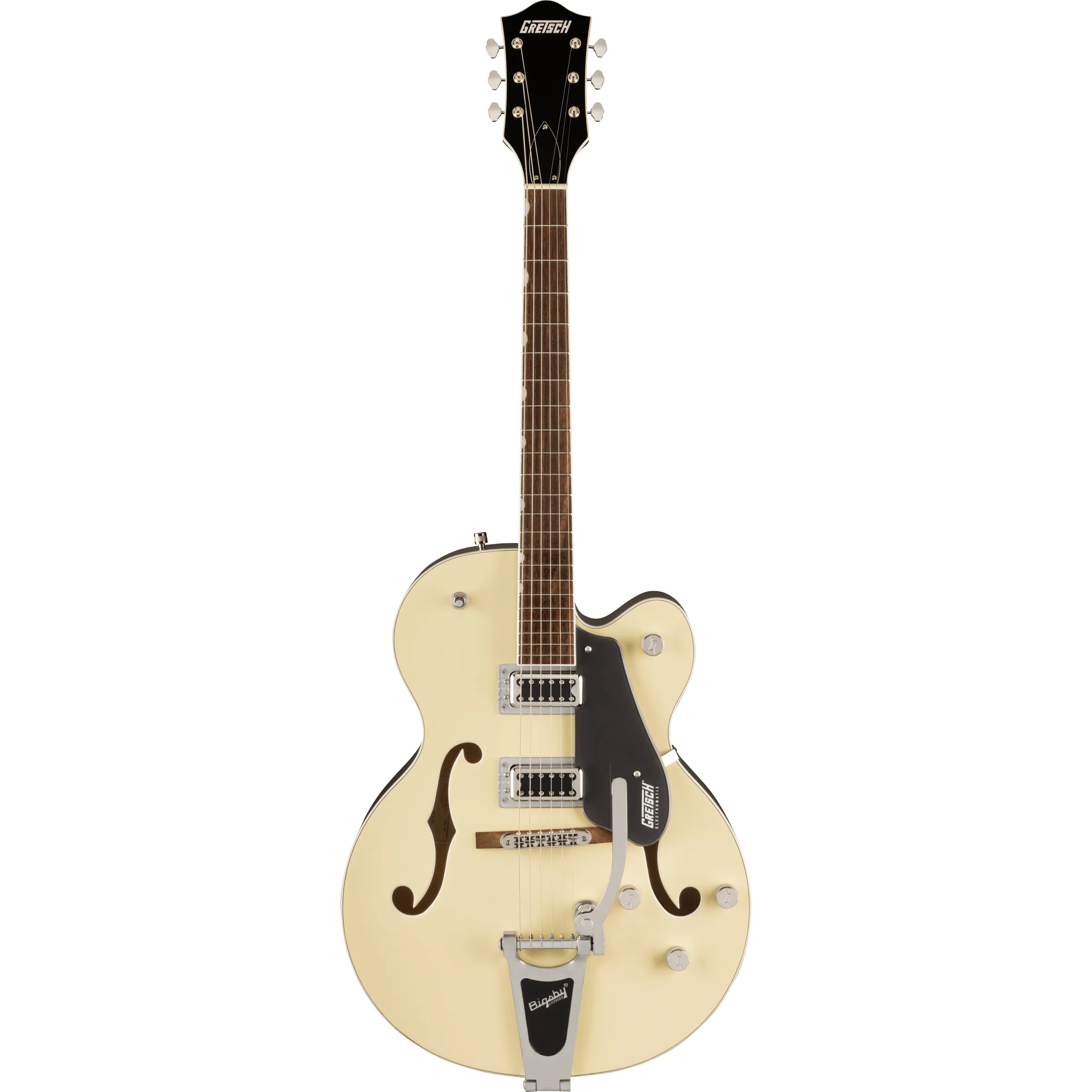 Gretsch G5420T Electromatic Classic Bigsby Two-Tone Vintage White London Grey front view