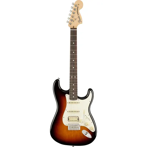 Fender American Performer Stratocaster HSS RW 3-Color Sunburst front view