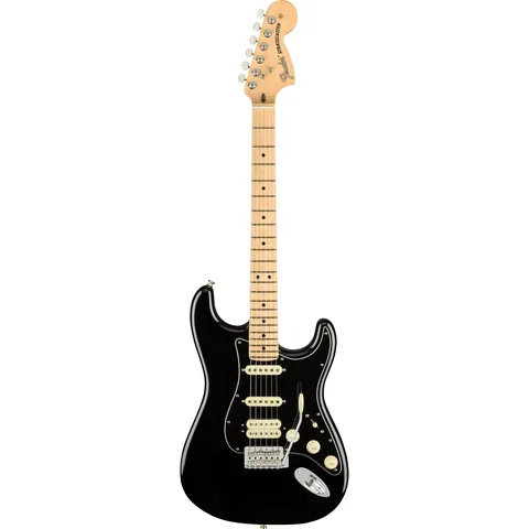 Fender American Performer Stratocaster HSS MN Black front view