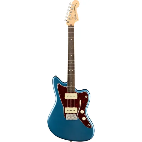 Fender American Performer Jazzmaster RW Satin Lake Placid Blue front view