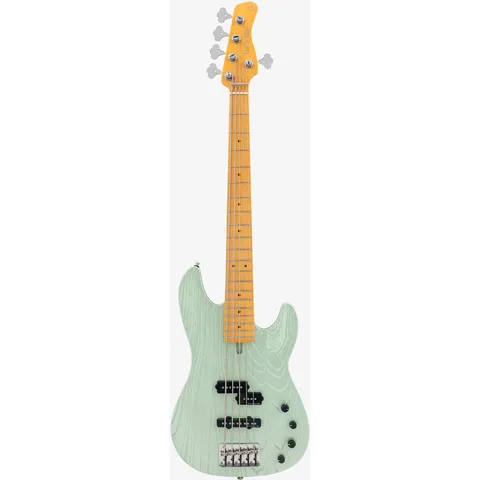 Sire Marcus Miller P6 5-String Surf Green Metallic front view