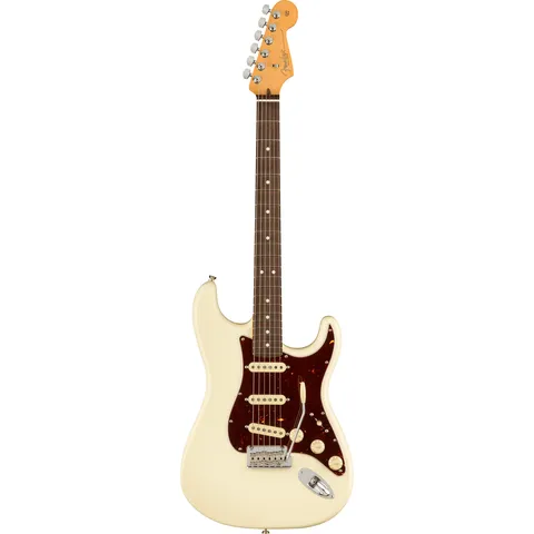 Fender American Professional II Stratocaster RW Olympic White front view