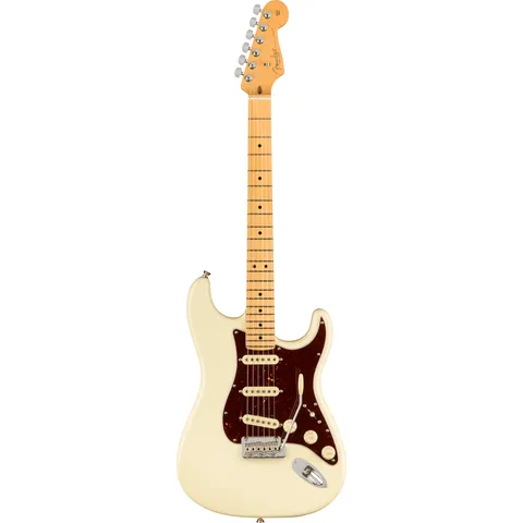 Fender American Professional II Stratocaster MN Olympic White front view