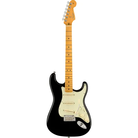 Fender American Professional II Stratocaster MN Black front view