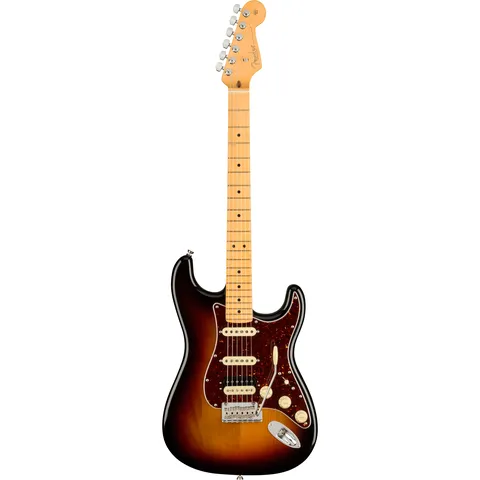 Fender American Professional II Stratocaster HSS MN 3-Color Sunburst front view