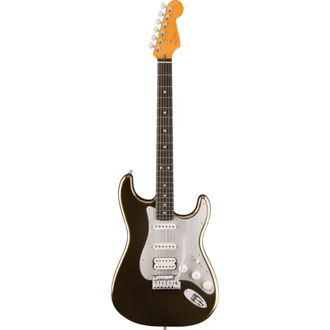 Fender American Ultra II Stratocaster HSS EB Texas Tea front view