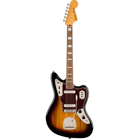 Squier Classic Vibe 70s Jaguar IL 3-Color Sunburst front view