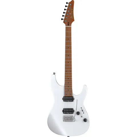 Ibanez AZ2402 Prestige Pearl White Flat front view