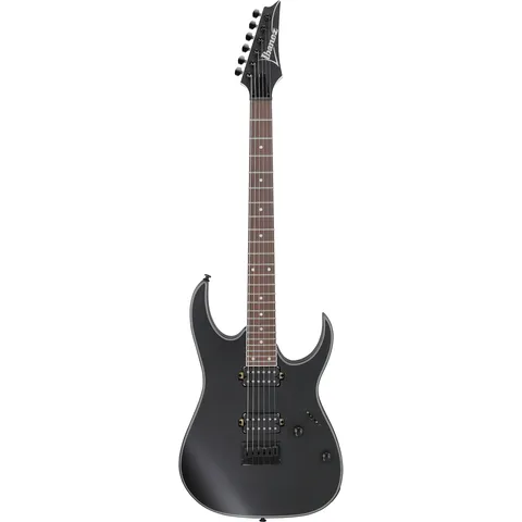 Ibanez RG421EX Standard Black Flat front view