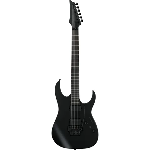 Ibanez RGRB620 Iron Label Black Flat front view