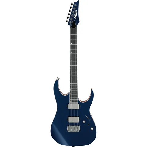 Ibanez RG5121 Prestige Dark Tide Blue Flat front view