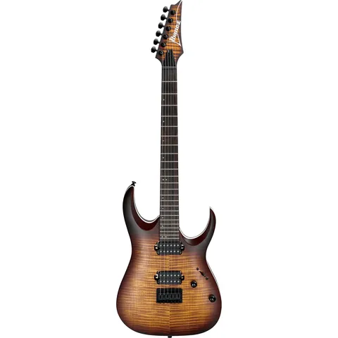 Ibanez RGA42FM Standard Dragon Eye Burst Flat front view