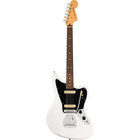 Fender Player II Jaguar RW Polar White front view